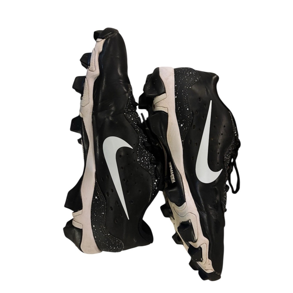 Men's Nike Fast Flex  Baseball Cleats Sports shoes Black Size 8.5 Low‎ Top